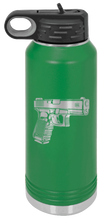 Load image into Gallery viewer, Glock Laser Engraved Water Bottle (Etched)
