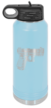 Load image into Gallery viewer, Glock Laser Engraved Water Bottle (Etched)
