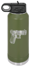 Load image into Gallery viewer, Glock Laser Engraved Water Bottle (Etched)
