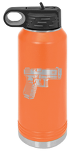 Load image into Gallery viewer, Glock Laser Engraved Water Bottle (Etched)
