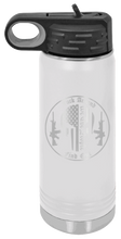 Load image into Gallery viewer, Punisher Fuck Around &amp; Find Out Laser Engraved Water Bottle (Etched)
