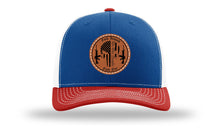 Load image into Gallery viewer, FAFO Punisher Leather Patch Richardson 112 Hat
