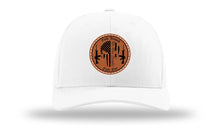 Load image into Gallery viewer, FAFO Punisher Leather Patch Richardson 112 Hat
