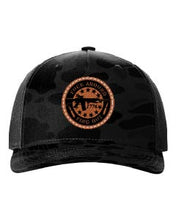 Load image into Gallery viewer, Fuck Around Find Out Leather Patch Richardson 112 Duck Camo Hat
