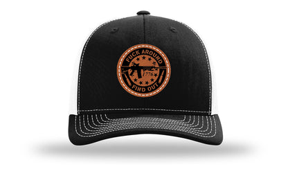FAFO Leather Patch Richardson 112 Hat