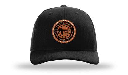 FAFO Leather Patch Richardson 112 Hat