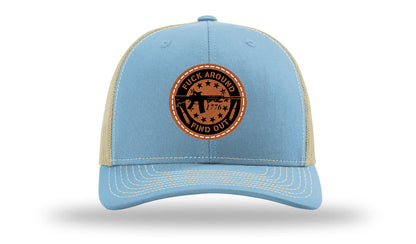 FAFO Leather Patch Richardson 112 Hat