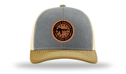 FAFO Leather Patch Richardson 112 Hat