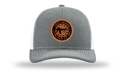 FAFO Leather Patch Richardson 112 Hat