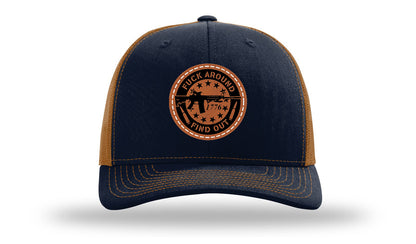 FAFO Leather Patch Richardson 112 Hat