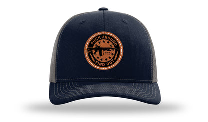 FAFO Leather Patch Richardson 112 Hat