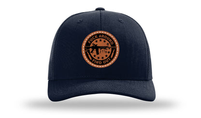 FAFO Leather Patch Richardson 112 Hat