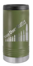 Load image into Gallery viewer, Size Does Matter Laser Engraved Slim Can Insulated Koosie
