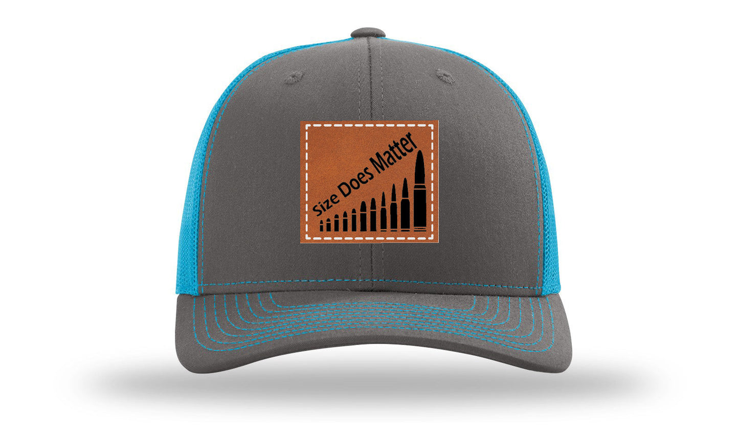 Size Does Matter Leather Patch Richardson 112 Hat