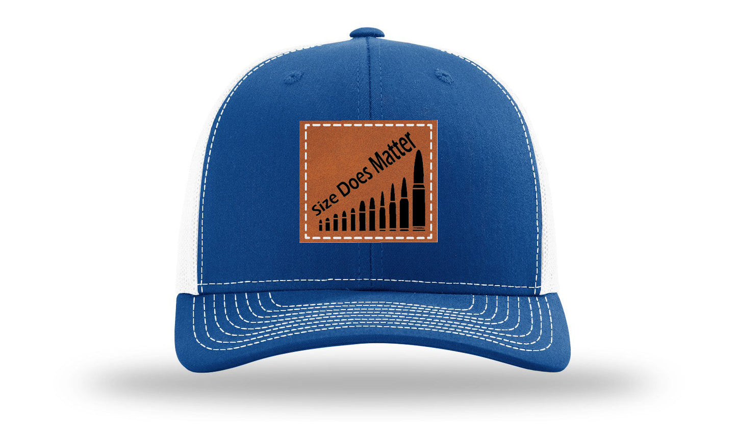 Size Does Matter Leather Patch Richardson 112 Hat