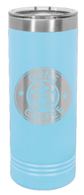 Load image into Gallery viewer, Guns and Coffee Laser Engraved Skinny Tumbler (Etched)
