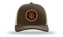 Load image into Gallery viewer, Guns and Coffee Leather Patch Richardson 112 Hat
