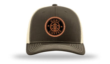 Load image into Gallery viewer, Guns and Coffee Leather Patch Richardson 112 Hat
