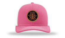 Load image into Gallery viewer, Guns and Coffee Leather Patch Richardson 112 Hat
