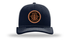 Load image into Gallery viewer, Guns and Coffee Leather Patch Richardson 112 Hat
