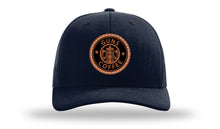 Load image into Gallery viewer, Guns and Coffee Leather Patch Richardson 112 Hat
