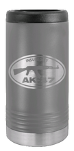 Load image into Gallery viewer, Insured By AK-47 Laser Engraved Slim Can Insulated Koosie
