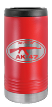 Load image into Gallery viewer, Insured By AK-47 Laser Engraved Slim Can Insulated Koosie
