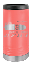 Load image into Gallery viewer, Anatomy Of A Pew Laser Engraved Slim Can Insulated Koosie
