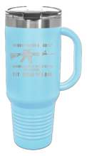 Load image into Gallery viewer, Whiny Little Bitch AR-15 40oz Handle Mug Laser Engraved
