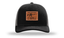 Load image into Gallery viewer, Nobody Needs An AR15 Leather Patch Richardson 112 Hat
