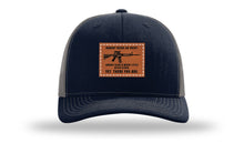 Load image into Gallery viewer, Nobody Needs An AR15 Leather Patch Richardson 112 Hat
