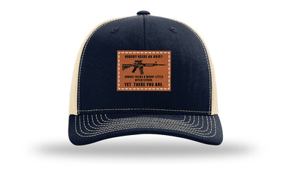 Nobody Needs An AR15 Leather Patch Richardson 112 Hat
