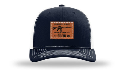 Nobody Needs An AR15 Leather Patch Richardson 112 Hat