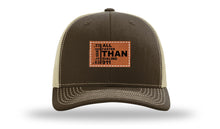 Load image into Gallery viewer, All Faster Than Dialing 911 Leather Patch Richardson 112 Hat
