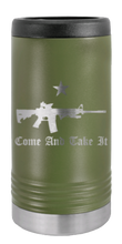 Load image into Gallery viewer, Come And Take It Laser Engraved Slim Can Insulated Koosie
