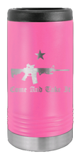 Load image into Gallery viewer, Come And Take It Laser Engraved Slim Can Insulated Koosie
