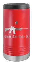 Load image into Gallery viewer, Come And Take It Laser Engraved Slim Can Insulated Koosie
