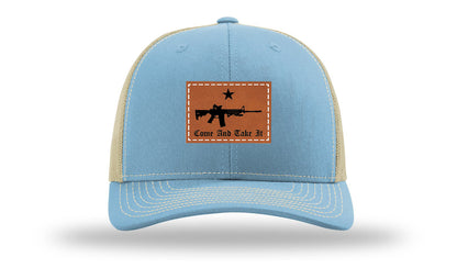 Come and Take It Leather Patch Richardson 112 Hat