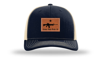 Come and Take It Leather Patch Richardson 112 Hat