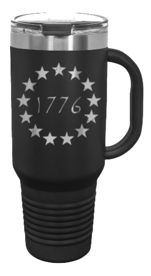 1776 40oz Handle Mug Laser Engraved