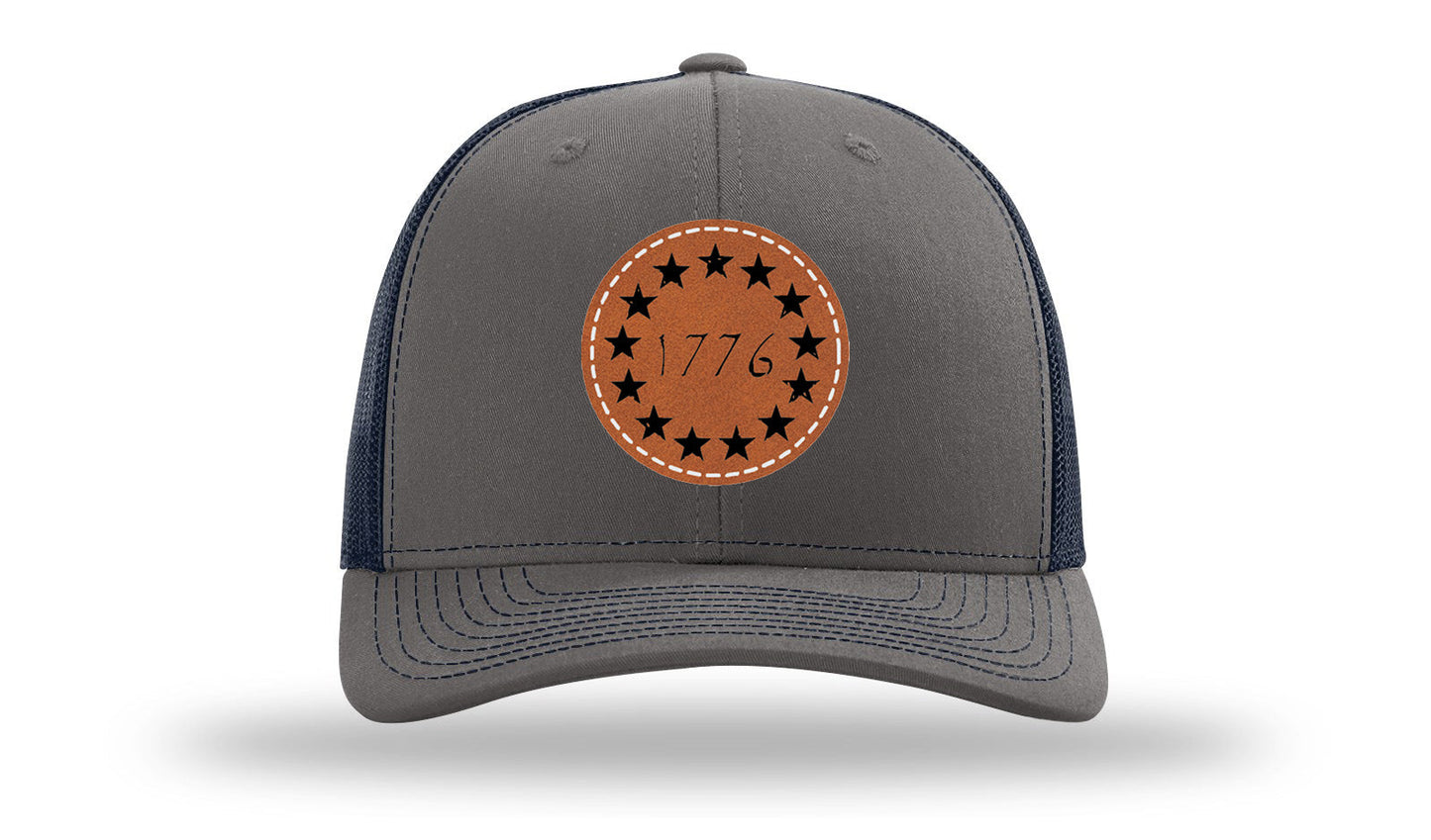 1776 Leather Patch Richardson 112 Hat