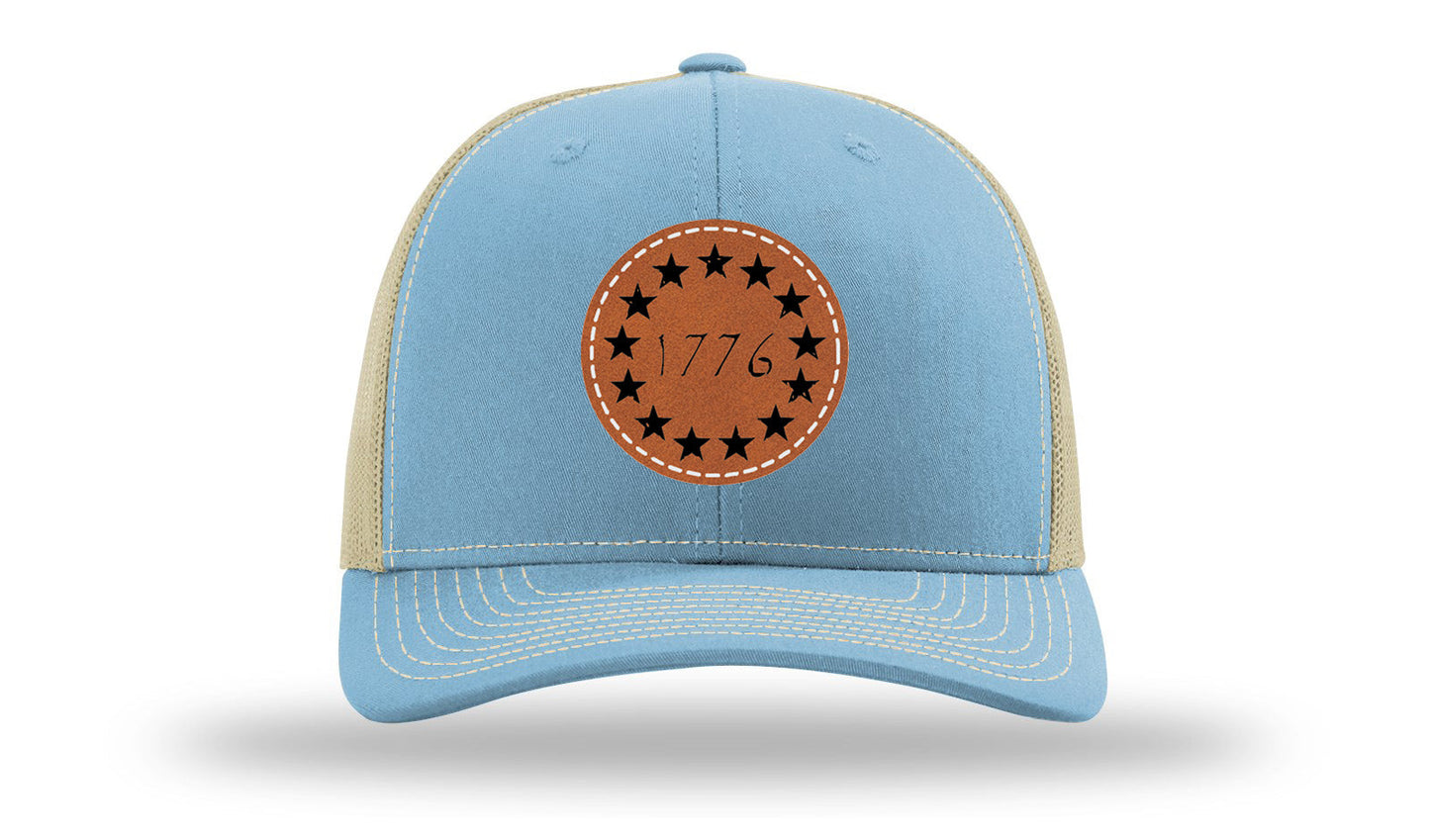 1776 Leather Patch Richardson 112 Hat