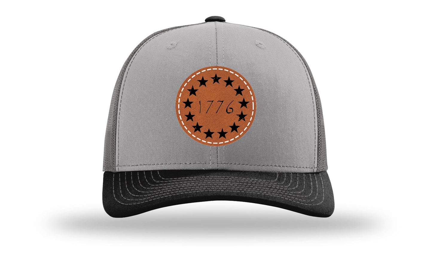 1776 Leather Patch Richardson 112 Hat