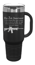 Load image into Gallery viewer, 2nd Amendment 40oz Handle Mug Laser Engraved
