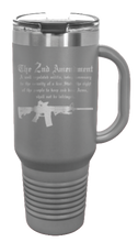 Load image into Gallery viewer, 2nd Amendment 40oz Handle Mug Laser Engraved
