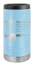 Load image into Gallery viewer, 2nd Amendment Laser Engraved Slim Can Insulated Koosie
