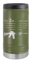 Load image into Gallery viewer, 2nd Amendment Laser Engraved Slim Can Insulated Koosie
