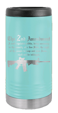 Load image into Gallery viewer, 2nd Amendment Laser Engraved Slim Can Insulated Koosie
