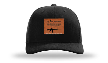 2nd Amendment Leather Patch Richardson 112 Hat