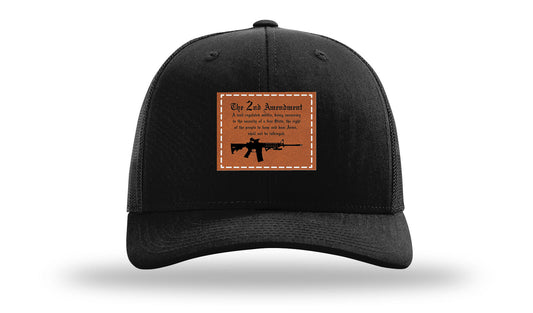 2nd Amendment Leather Patch Richardson 112 Hat